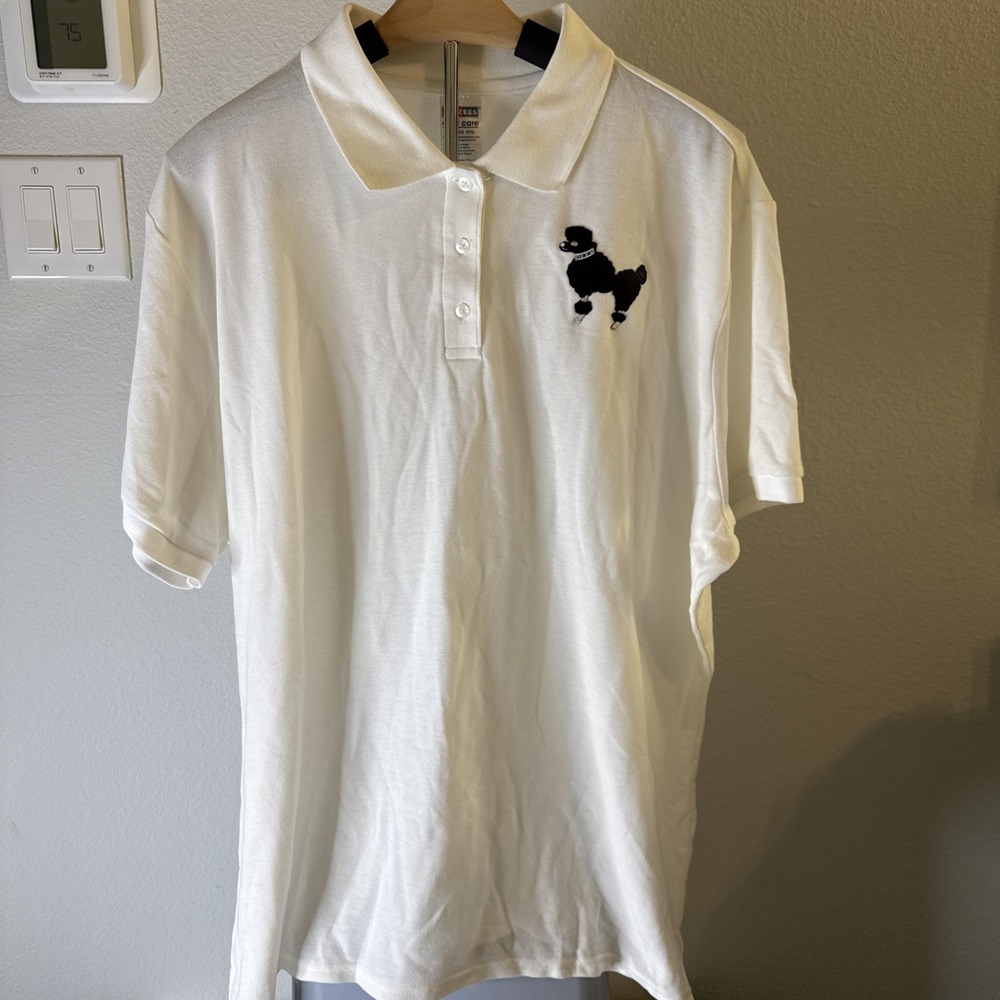 50s Style‎ White Poodle Shirt Women's Size 3XL